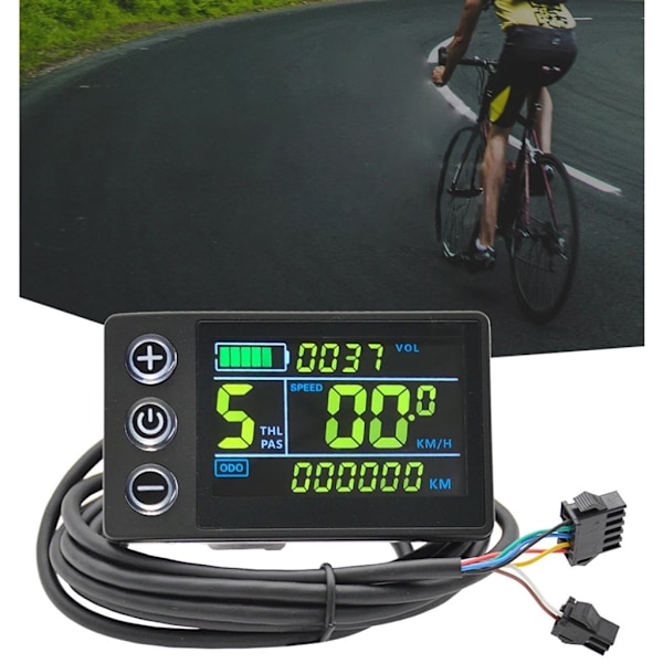 Praktisk S866 Färgglad LCD-display Användarvänlig skärm för cykling
