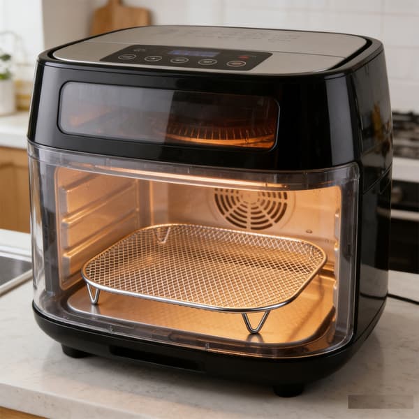 Airfryer Meshkurv Rustfri Ståltekstur Oljesilskjerm