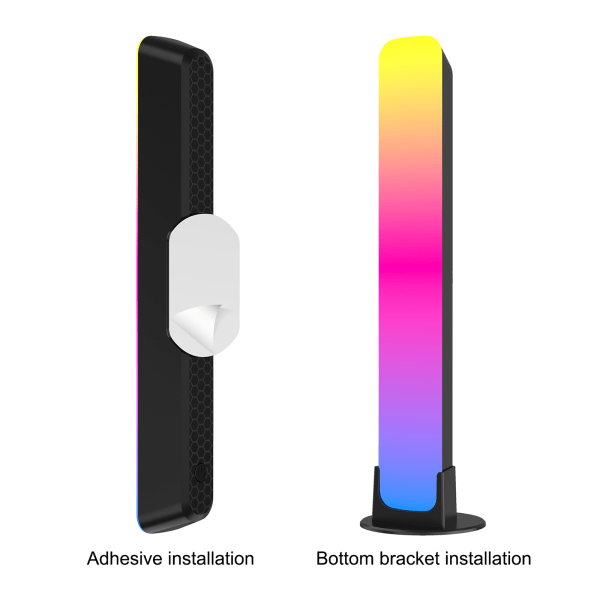 2 stycken för Creative Atmosphere Light Musiksensorljus RGB Röstaktiverad Pickup Rhythm Light för rekreationsplats