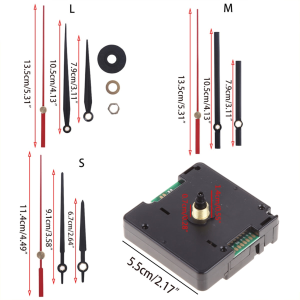 Atomic Radio Controlled Clock Movement Mechanism DIY Kit Tyskland DCF Signal