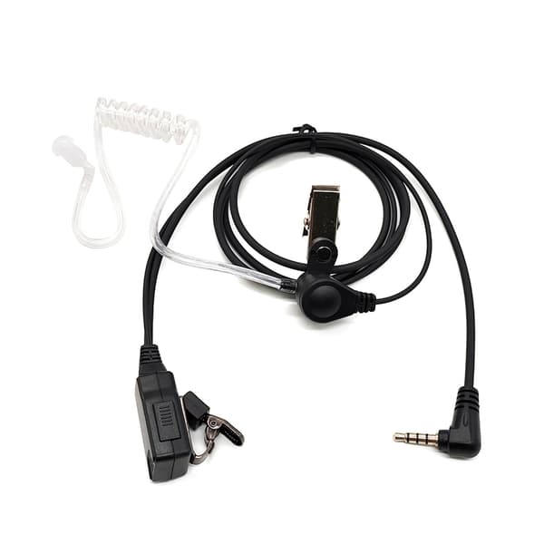 Headset Luftslange Ørepropp Headset PTT Ørepropp for 1s Talkies