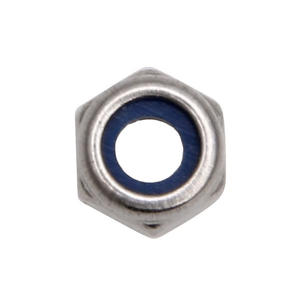 100 st/set M3 Rostfritt Stål Skruv Lås Nylon Hex Mutter Insats Låsmuttrar 3mm