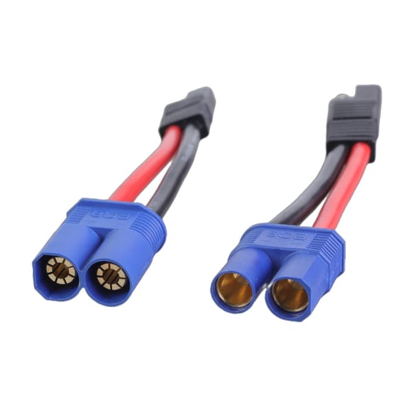 1 Sæt EC8 til SAE Adapterkabel 10AWG Silikone Ledning til Bil ESC Motor