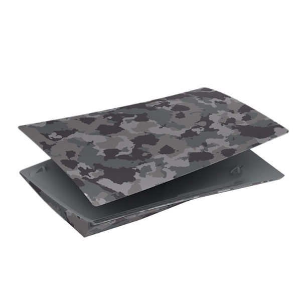 Frontplater for PS5 UHD Konsoll Tilbehør Støvtett Hardt Deksel Erstatning Sideplate Kamuflasjefarge
