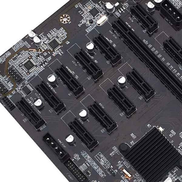 B250 BTC Miner CPU Moderkort 12 videokortplatser VGA DVI-stöd LGA 1151 DDR4 Sodimm SATA 3.0 USB 3.0 Power