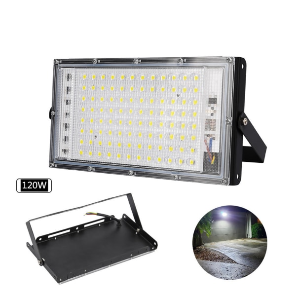 100W Led Flood Light AC 220V 230V 240V Utomhus Floodlight Spotlight IP65 LED Cold White 6500k