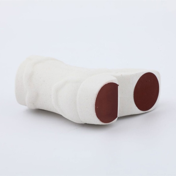 Kreativ förvaring Tändsticksaskar Kök Keramik Heminredning Burk Cowboy Boot Form Tändsticksask Tändstickshållare White