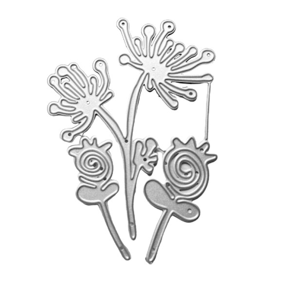 Blomster Prægning Skærestencils Blomster Prægning Udskæringer til Kortfremstilling DIY Scrapbooking Album Papirhåndværk