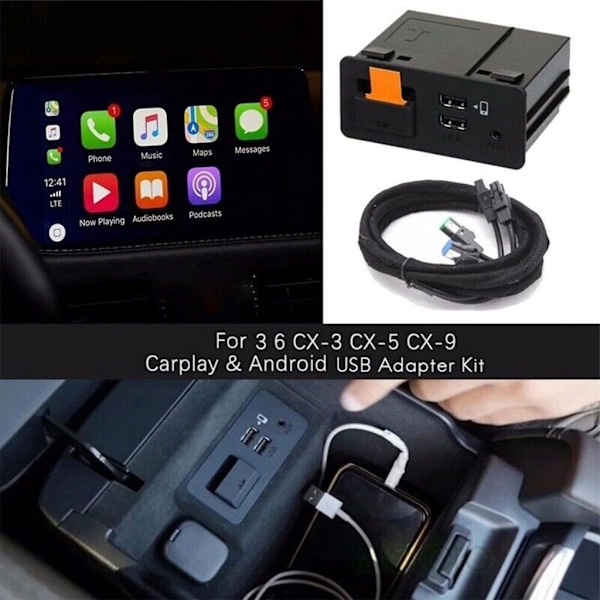 TK78-66-9U0C Auto USB Adapter Hub Auto Retrofit- Kit USB Port Adapter Hub Kit