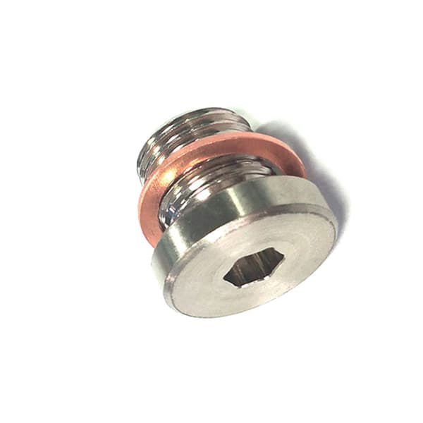 O2 Sensor Bung Propper Rustfrit Stål M12x1.25 Ilt Bredbånds Bung Prop Hex til