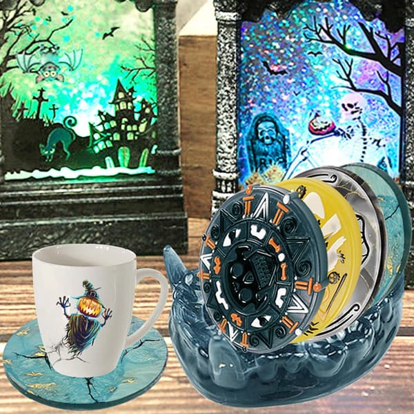 5x Fangs Coaster Stand Opbevaringsforme Silikoneforme til Epoxy Resin Støbning