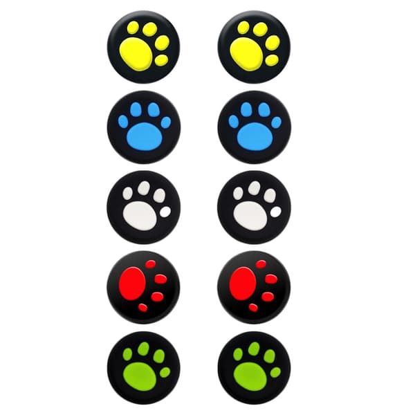 5 Par Tommelfingergreb Hætter Spilcontroller Søde Katte-Klo Killinge Pote Analog-Stick Cover Silikone Joystick Hætter til Steam Deck