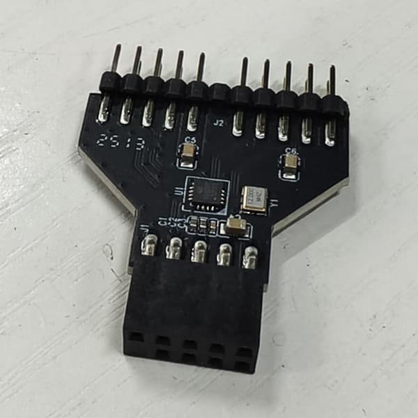 USB 2.0-stik til RGB USB2.0 9-benet interface splitter computeradapter