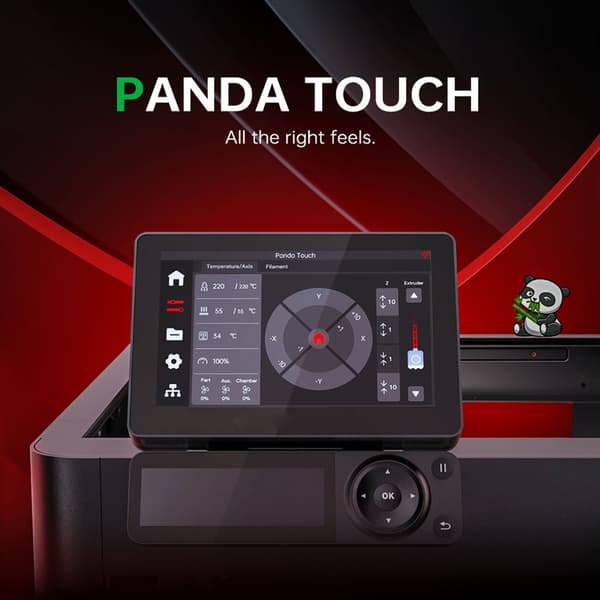 Effektiv 3D-print Panda Berører Skærm 5'' Display til Lab X1 P1