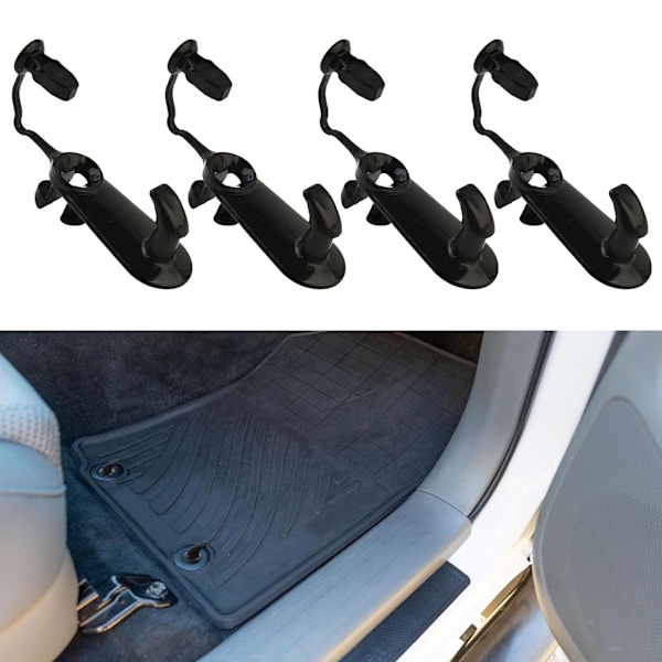 4 kpl Auton Lattiamaton Kiinnike Lattiamaton Koukku Auton Maton Kiinnittimet 0821000820
