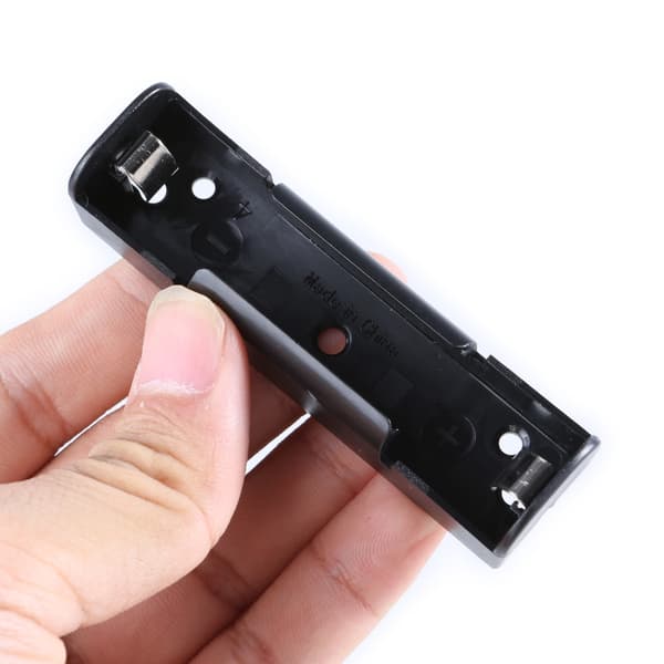 18650 1-kanals batteriboks container organiser med hård stift til LED-lys
