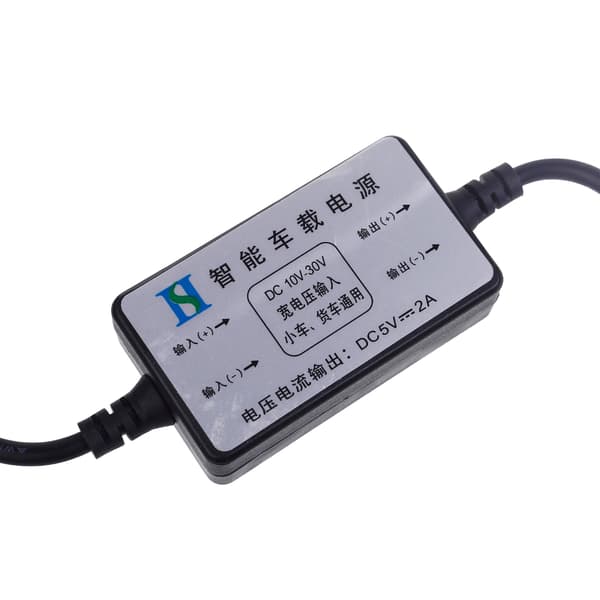 Step Down Spændingsstrømforsyning Udgangsadapter Mini USB DC10V-30V til 5V 2A