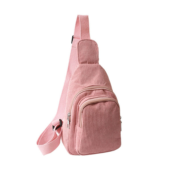 Sling Bag för Kvinnor Liten Crossbody Väska Manchester Midjeväska för Resor Sport Löpning Vandring