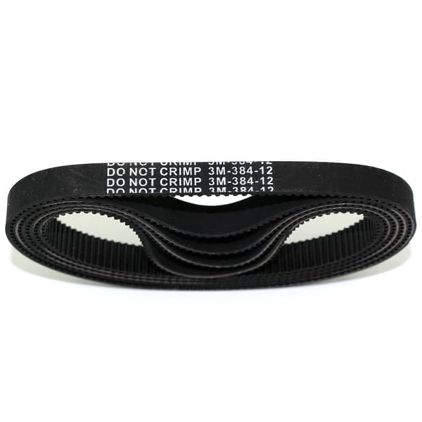 Drivrem med gummitänder för elscooter, 384 mm lång