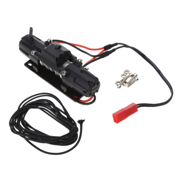 RC Bil Doble Motorer Ståltråd Automatisk Vinsj Modell Tilbehør for 1/10 RC Crawler Bil SCX10 D90 TF2 CC01 90046