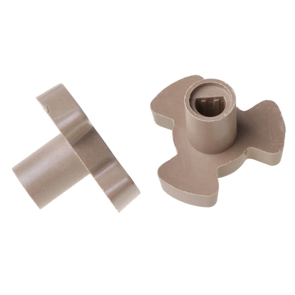 2 st 14 mm mikrovågsugn roterande rullguide stödkoppling bricka axel