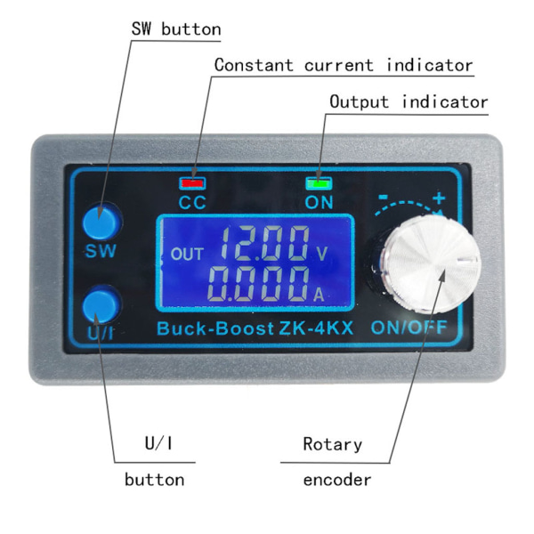 Justerbar spänningsregulator Power för DC till för DC Step-Down Modul Spänningsstabilisator Låg power