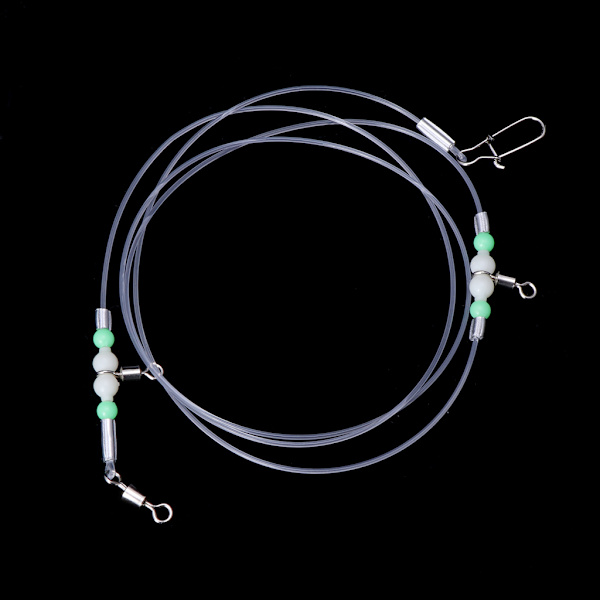 1 grupp fiskeredskap Linje svänger Night Luminous Beads Pins Rolling Connector 130