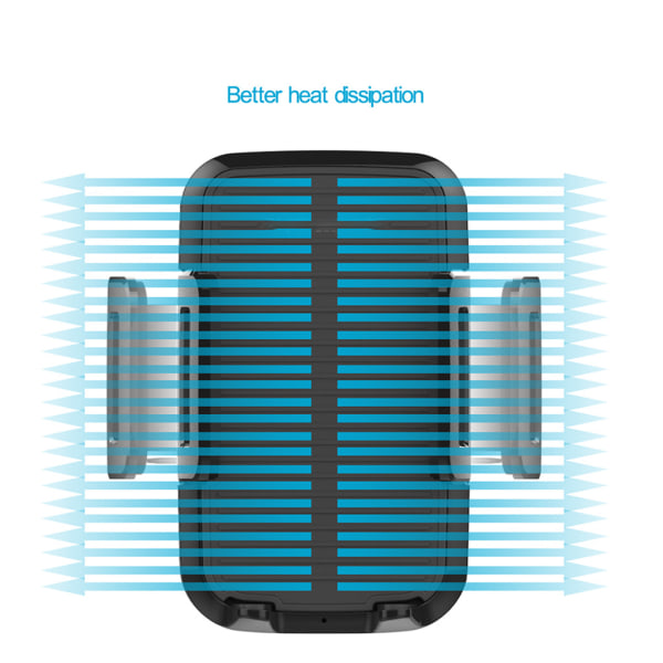 Justerbar trådlös billaddare 10W Qi Snabbladdning Biltelefonhållare Montering Luftventil Halkfri 360° Rotera Telefonhållare