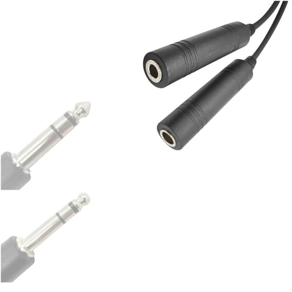 Pilot Headset Konverteringskabel Adapter för Flygkommunikation