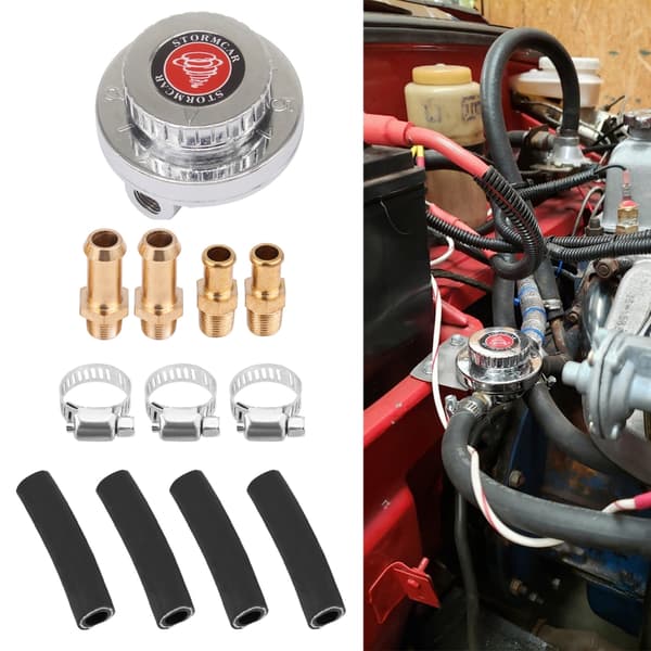 Justerbar 1-5Psi Brændstoftryksregulator 8mm 10mm Slangesæt Til Karburator