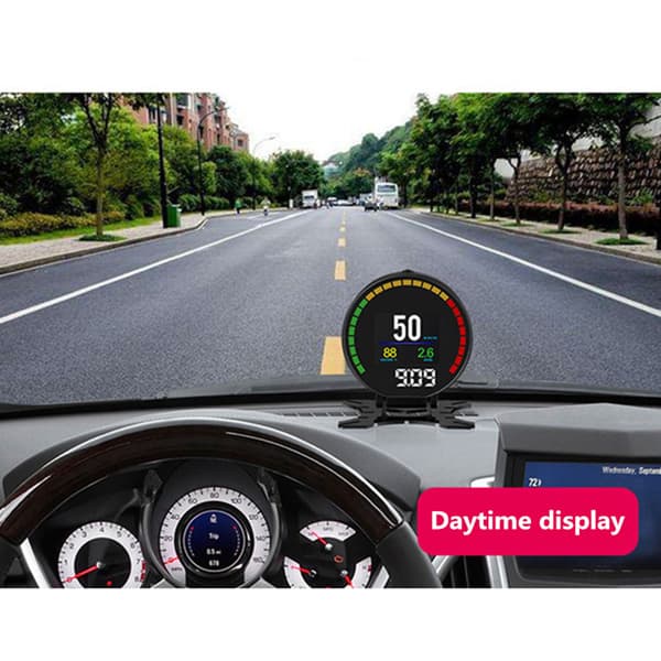 HUD til Head-up Display Bageste Hastighedsdisplay HUD Speedometer Universelt Display