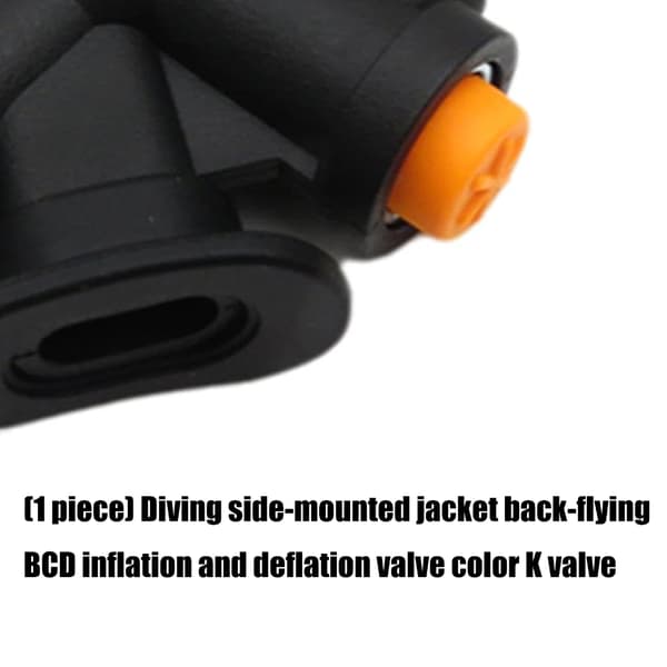 Scubadykning BCD Power K-formede Ventiler Lavtryksudstødningsventiler Holdbare