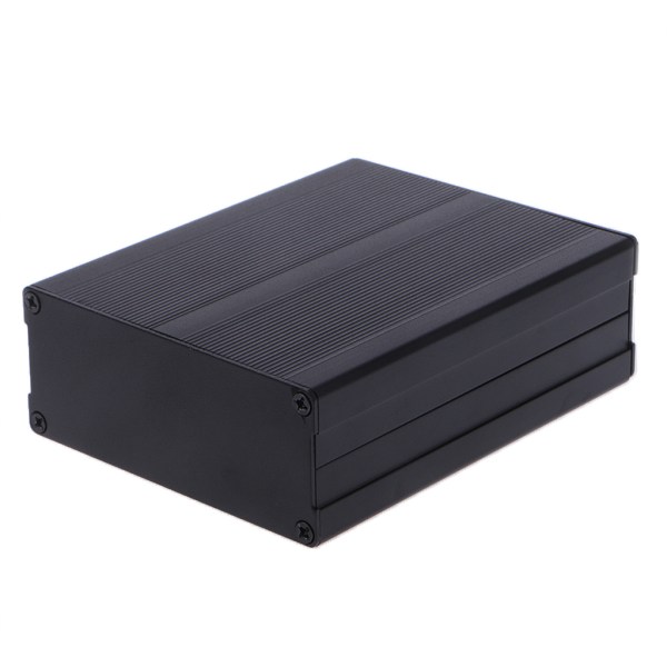 Aluminiumbox-hölje DIY Electronic Project Black Instrument for Case 120x97x4
