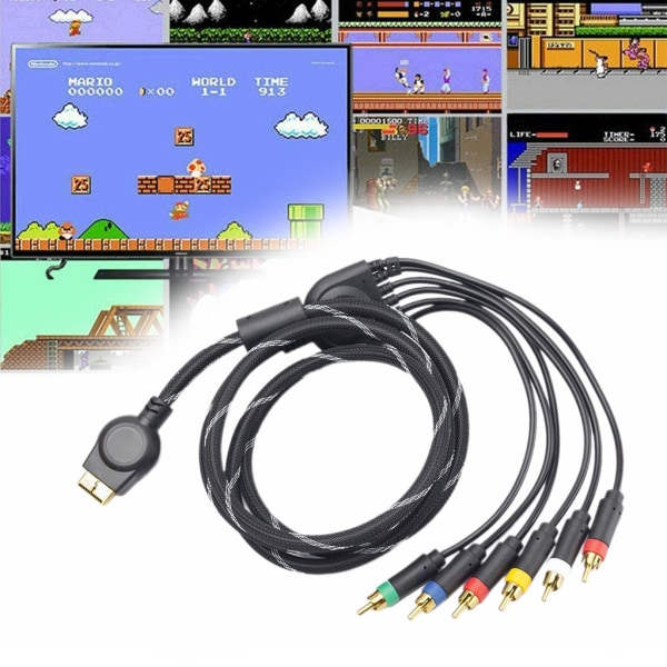 Multikomponent Hdlink-AV-kabel för PS3, för PS2, 1,8 m, 6 fot, spel, tillbehör