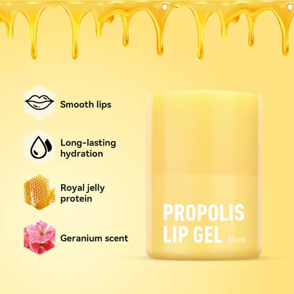 Fugtgivende læbepomade kvinde propolis læbegel hydrerende læbepomade til læbepleje