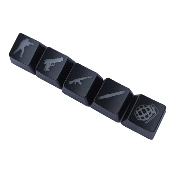 5 st OEM R4 Profil ABS Bakgrundsbelyst Keycap Gaming Keycaps för Key Button Keycaps ABS Cap för Cherry MX Mekaniskt tangentbord CS GO Keycap