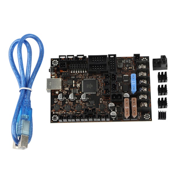 EinsyRambo 1.1b Mainboard Einsy Rambo til Prusa i3 MK3 MK3S 3D-printer med MK3 firmware 4 Mosfet-switchede udgange 2004