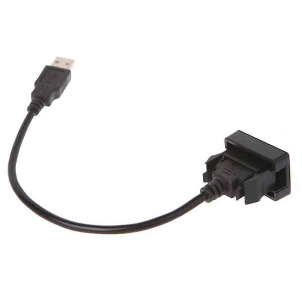 AUX USB-portkabel 12-24V sladd USB-laddningsadapter för Vios/