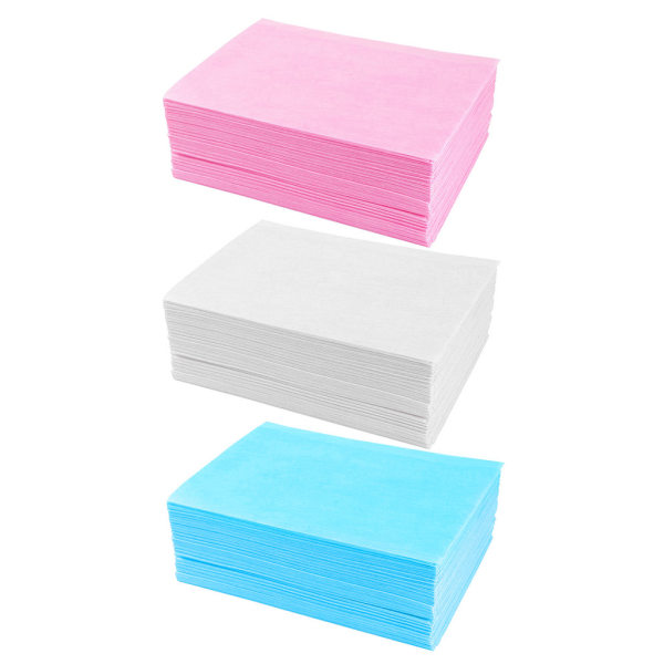 100 st Massagebord Lakan Set Engångs SPA Lakan Non Woven cover Pink