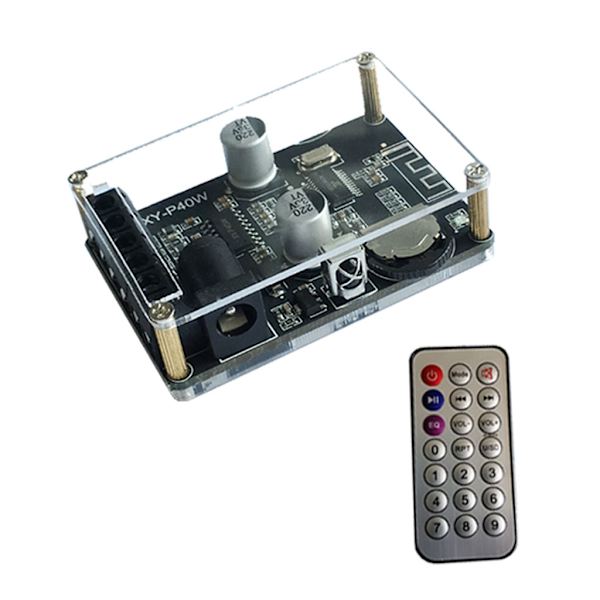 MINI Bluetooth-kompatibel 5.0 Trådløs Audio Digital Effektforstærker Stereo Board 30W/40W Amp Amplificador XY-P40W