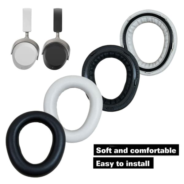 Öronmuffar för 300 Headset Öronkuddar Öronkuddar Svampar Öronkuddar Gray