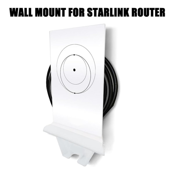 Väggfäste för SpaceX Gen2 Router Internet Kit Satellitfästen Hållare Stabilitet ABS Väggfäste routerskydd