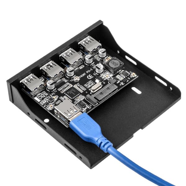 Desktop USB3.0 Frontpanelbeslag PCIE-udvidelseskort til 3,5\" diskettedrev