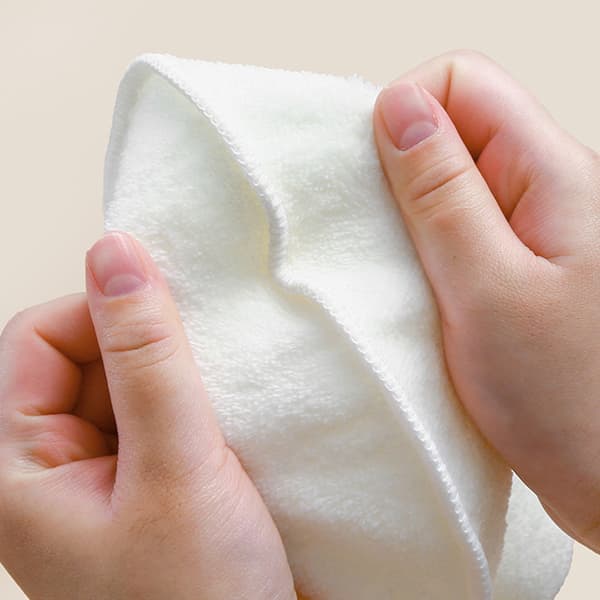 Plys Koralfleece Ansigtsdampklud Skånsom Mod Huden Til Varm Terapi 22cm