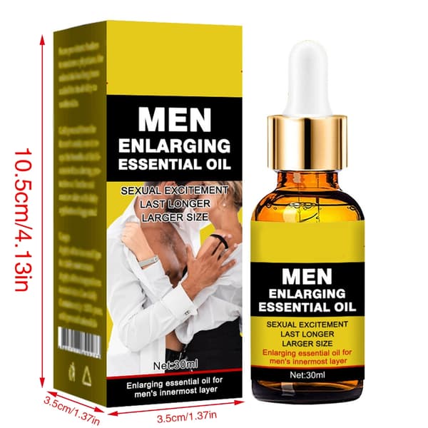 30 ml olje for penisvekst, ereksjonsolje for menn