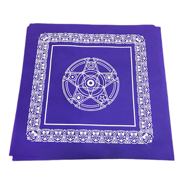 Tarot-korttien erikoisliina Pentagrammi Ennustus Alttariliina Lautapeli Onnen Astrologia Sametti Korttialusta