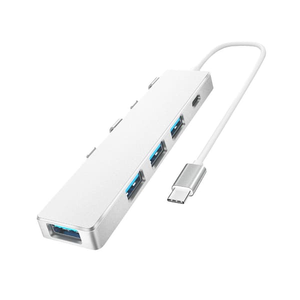 USB Extender Type-C Docking Station 3.0 Hub 4 Porte Bærbar Praktisk USB 5Gbps USB 2.0 Splitter til Computer U Disk