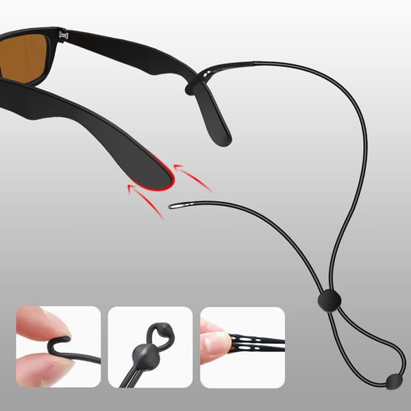 Universal VR AR-brillestrop Ergonomisk design Skridsikkert greb Perfekt til Gen2