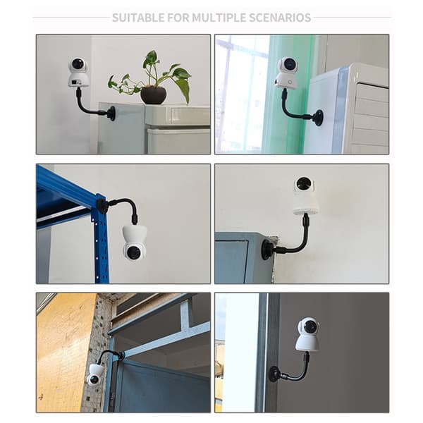 Magnetisk Säkerhetskamerahållare Ingen Borrinstallation Flexibel Justerbar Slang
