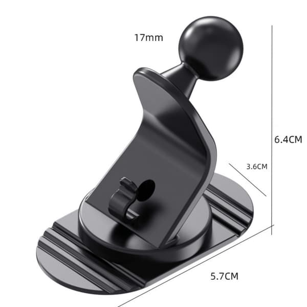 Universal bil luftventil feste telefonholder stativ 17mm kulehode roterbar design